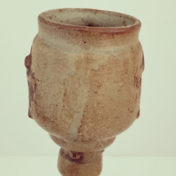 Antique Flat Earth PAK '81 Ceramic Vase - Picture 6 of 7